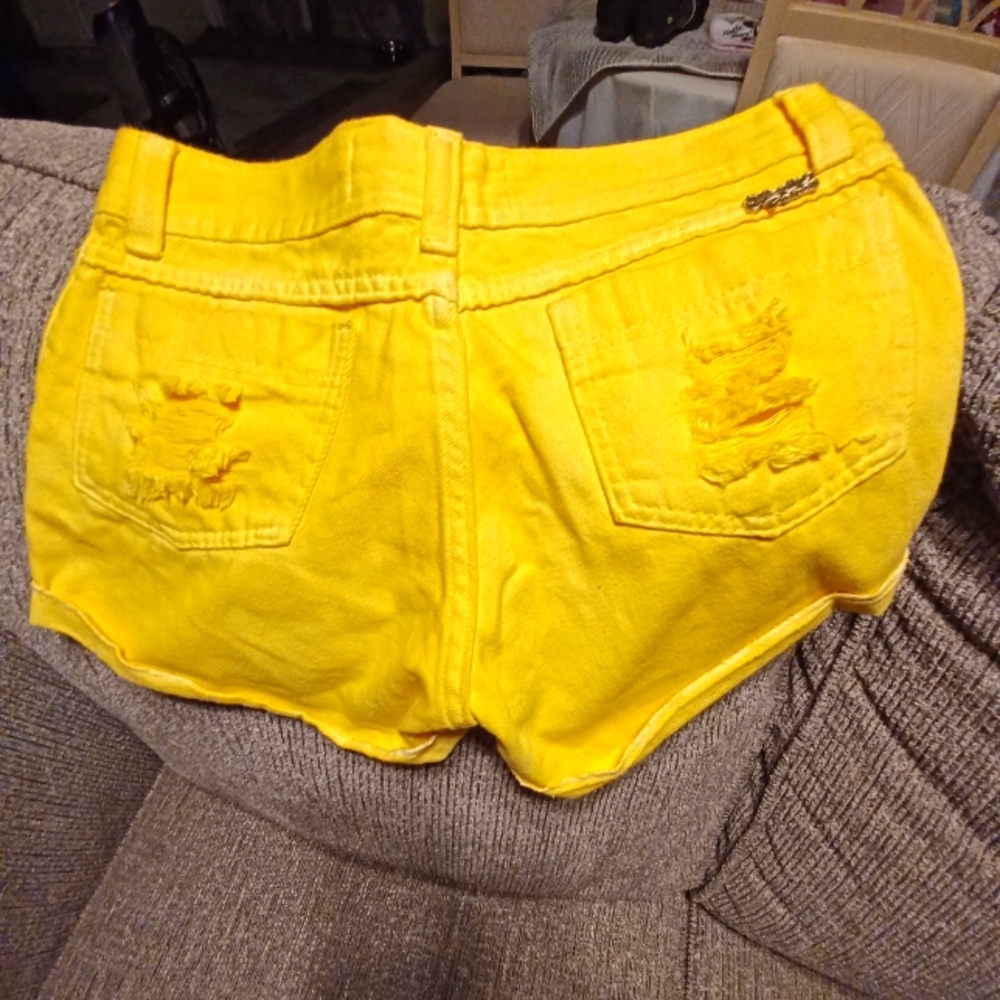 Yellow shorts